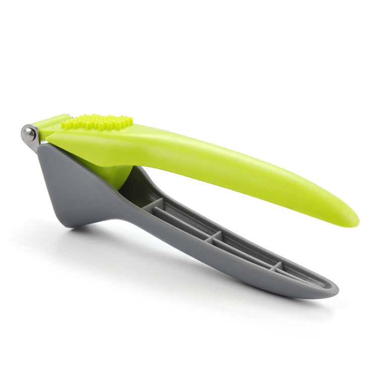 Presse-ail ergonomique avec bac intégré – Écrasage facile